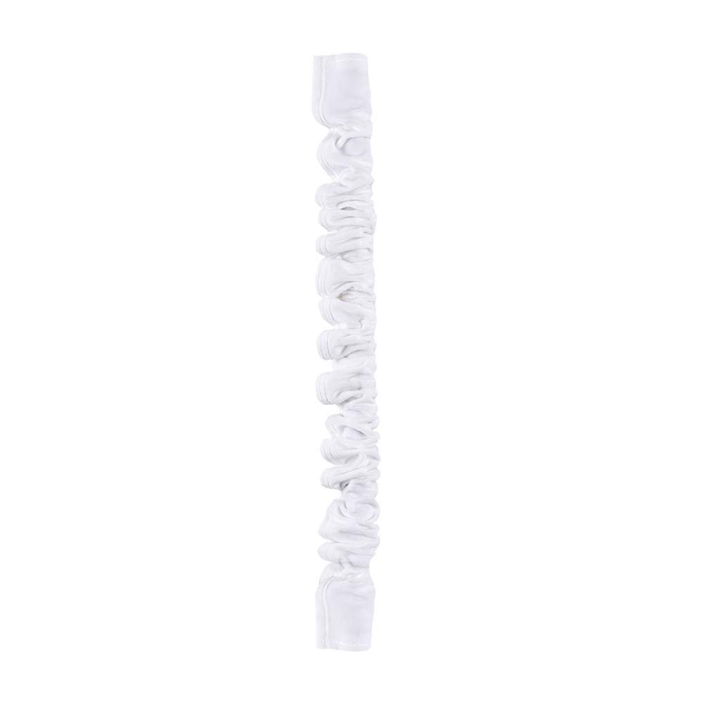 Chandelier Chain Cover 6 Feet,Flannelette White Fabric Cord Cover for Chandelier Wire Decoration and Protector