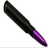 VMS Racing 50 Caliber BLACK PURPLE TIP BULLET ANTENNA in Heavy Gauge CNC Machined Billet Aluminum Short Compatible with Nissan Titan 03-19 2003-2019 view 1