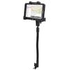 ARKON Mounts LockVise Locking Tablet Holder with Car Seat Rail or Floor Mount, High-Strength Flexible Arm, Key Lockable, Compatible with iPad, Tab, & More view 2