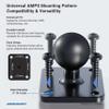 ARKON Mounts 4 Hole AMPS Pattern Car or Truck Seat Rail or Floor Mount Pedestal for Satellite Radios view 2