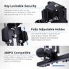ARKON Mounts LockVise Metal Locking Tablet Mount with Seat Rail Mount | Universal Tablet Holder | 360 Adjustable Viewing | Flexible Arm | Compatible with iPad, Samsung, Google, & More view 4