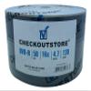 CheckOutStore (200) Premium 16x DVD-R 4.7GB in Tape Wrap (White Inkjet Hub) view 1