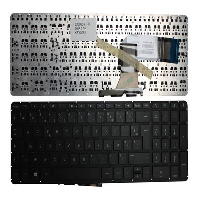 Power4Laptops French Layout Black Replacement Laptop Keyboard Compatible with HP Pavilion 15-p290nd