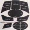 Decal USA Fits Compatible with BMW I-Drive Decal Overlay Repair Kit Set iDrive Worn Peeling Buttons Guaranteed view 2