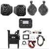 Front Speakers+Rockville Tower Speakers+Receiver for 2018 Polaris Ranger XP1000 view 1