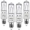 Vinaco JDE11 Halogen Bulbs, 75W 120V, Dimmable Warm White 2700K, 4-Pack view 1