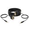 VGA Cable SVGA Super Video Cord Male 15 PIN with 3.5 Audio Monitor Wire (25FT) view 3