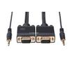 VGA Cable SVGA Super Video Cord Male 15 PIN with 3.5 Audio Monitor Wire (25FT) view 4