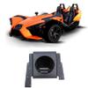 Polaris Slingshot 10" Subwoofer Enclosure+Free Rockville ATV Handlebar Speakers view 2