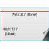 Photodon Anti-Glare Screen Protector to fit the Dell UltraSharp U3417W 34-inch Curved Monitor with Installation Kit view 2