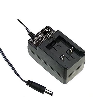 Mean Well GE24I24-P1J Wall Mount AC Adapters 24W 24V 1A, Interchangeable Plug Sold Separately, Input: 90~264 VAC.