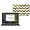 MightySkins Skin Compatible with Dell Chromebook 11" 3180 - Glitzy Chevron | Protective, Durable, and Unique Vinyl Decal wrap Cover | Easy to Apply, Remove, and Change Styles | Made in The USA view 1