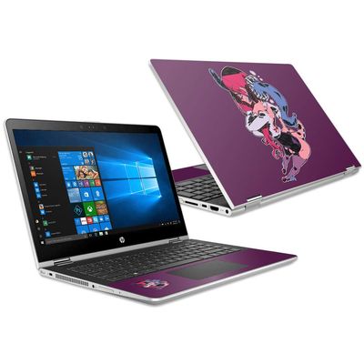 MightySkins Skin Compatible with HP Pavilion x360 15.6" (2018) - Succubus | Protective, Durable, and Unique Vinyl Decal wrap Cover | Easy to Apply, Remove, and Change Styles | Made in The USA