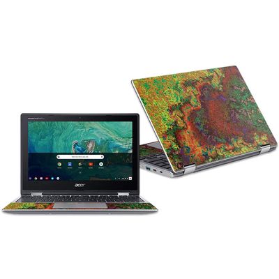 MightySkins Skin Compatible with Acer Chromebook Spin 11" CP311 - Rust | Protective, Durable, and Unique Vinyl Decal wrap Cover | Easy to Apply, Remove, and Change Styles | Made in The USA