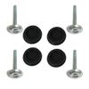 Game Room Guys 3" Leg Levelers and 4 Black PerfectPlay Silicone Caps Pads view 1