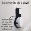 Dot Genie [Square Plug ONLY 2018-2021: Dot 3rd Gen Wall Mount | The Original Outlet Hanger | No Muffled Sound | Exposed Speaker Grill, Mics, and Lights (White, 3-Pack) view 4