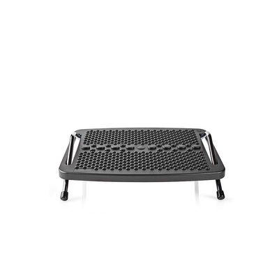 NEDIS - Footrest - Ergonomic - to Improve Comfort at Work - for Better Posture - Metal - Black