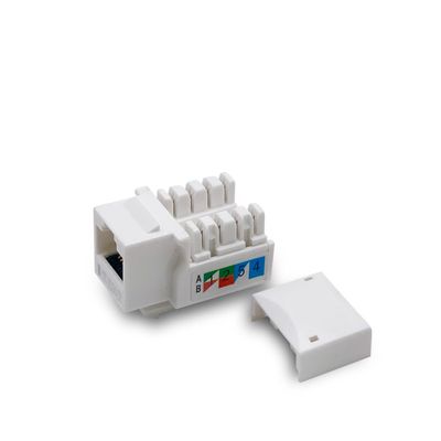 Verbex (10-Pack) Cat6 Keystone Jack - [UL Listed] - Ethernet Wall Jack - Wall Cat6 - Cat6 Network Coupler - Keystone Jack - Cat5/5e/6 Compatible - Cat6 Network Coupler