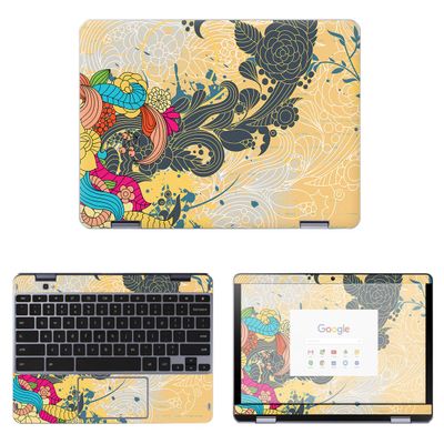 Decalrus - Protective Decal Skin Sticker for Samsung Chromebook Plus XE521 XE521QAB XE525QBB (12.2" Screen) case Cover wrap SAchrmbk12_XE521-154