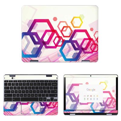 Decalrus - Protective Decal Skin Sticker for Samsung Chromebook Plus XE521 XE521QAB XE525QBB (12.2" Screen) case Cover wrap SAchrmbk12_XE521-160