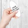 100 Oval Custom Die Cut Stickers 2" x 5" for Laptops, Windows, Cell Phones, Cars. Upload Your own Image, Logo, or Design view 3