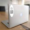 100 Oval Custom Die Cut Stickers 2" x 5" for Laptops, Windows, Cell Phones, Cars. Upload Your own Image, Logo, or Design view 4