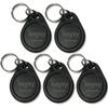 Keysy Rewritable RFID Key Fobs (5-Pack, Black) view 1