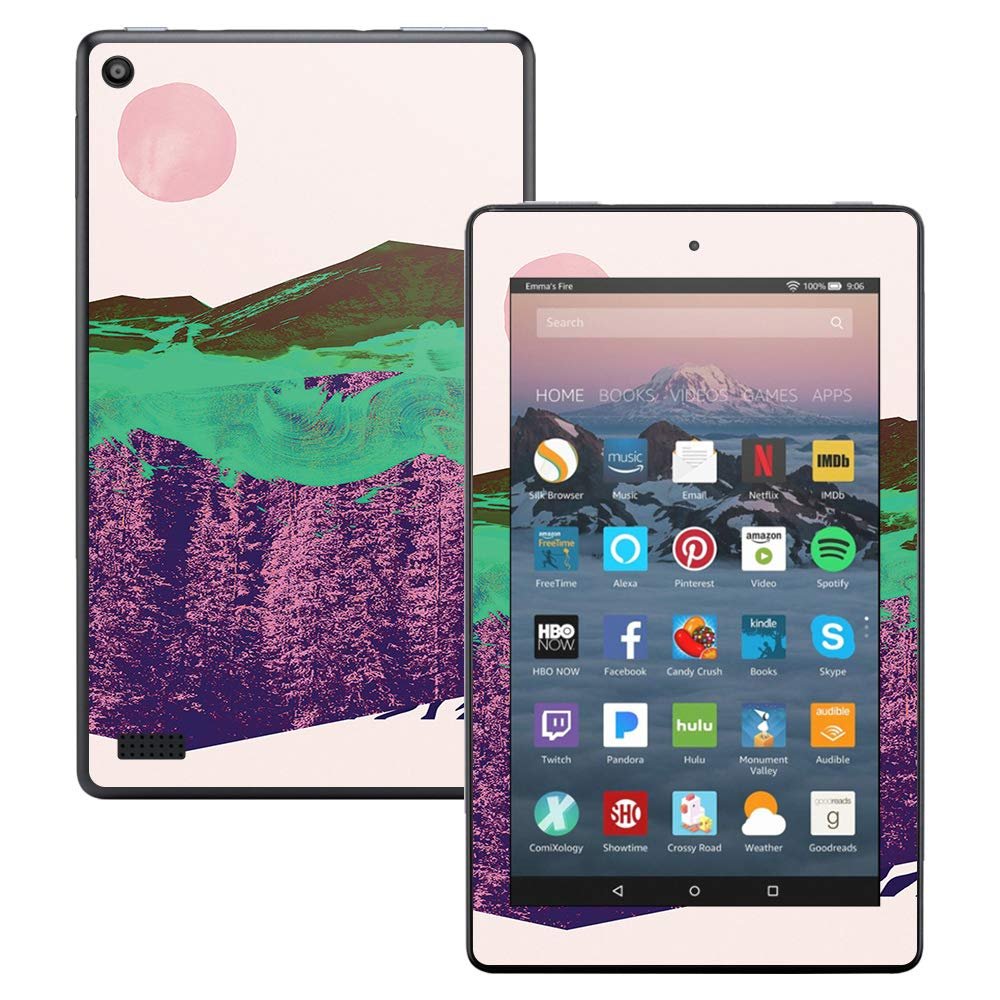 MightySkins Skin Compatible with Amazon Kindle Fire 7 (2017) - Lost Track | Protective, Durable, and Unique Vinyl Decal wrap Cover | Easy to Apply, Remove, and Change Styles | Made in The USA