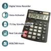Black Vox Calculator Voice Activated Digital Audio Recorder 75 Day Standby 288 Hour Recording view 2