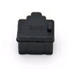iExcell 200 Pcs Black Ethernet Hub Port RJ45 Anti Dust Cover Cap Protector Plug view 2
