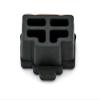 iExcell 200 Pcs Black Ethernet Hub Port RJ45 Anti Dust Cover Cap Protector Plug view 3