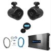 Rockville RWB70B Bundle: (2) 6.5" 250-Watt Marine Tower Speakers, RGHR2 Gauge-Hole Bluetooth Receiver, DBM25 1500-Watt Peak/370-Watt RMS Marine Amplifier, RMWK4 4-Gauge Amp Install Kit, 5-Items view 1