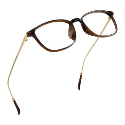 LifeArt Blue Light Blocking Customized Glasses, Anti Eyestrain, Computer Reading Glasses, Gaming Glasses, TV Glasses for Women Men, Anti Glare (Red, No Magnification)