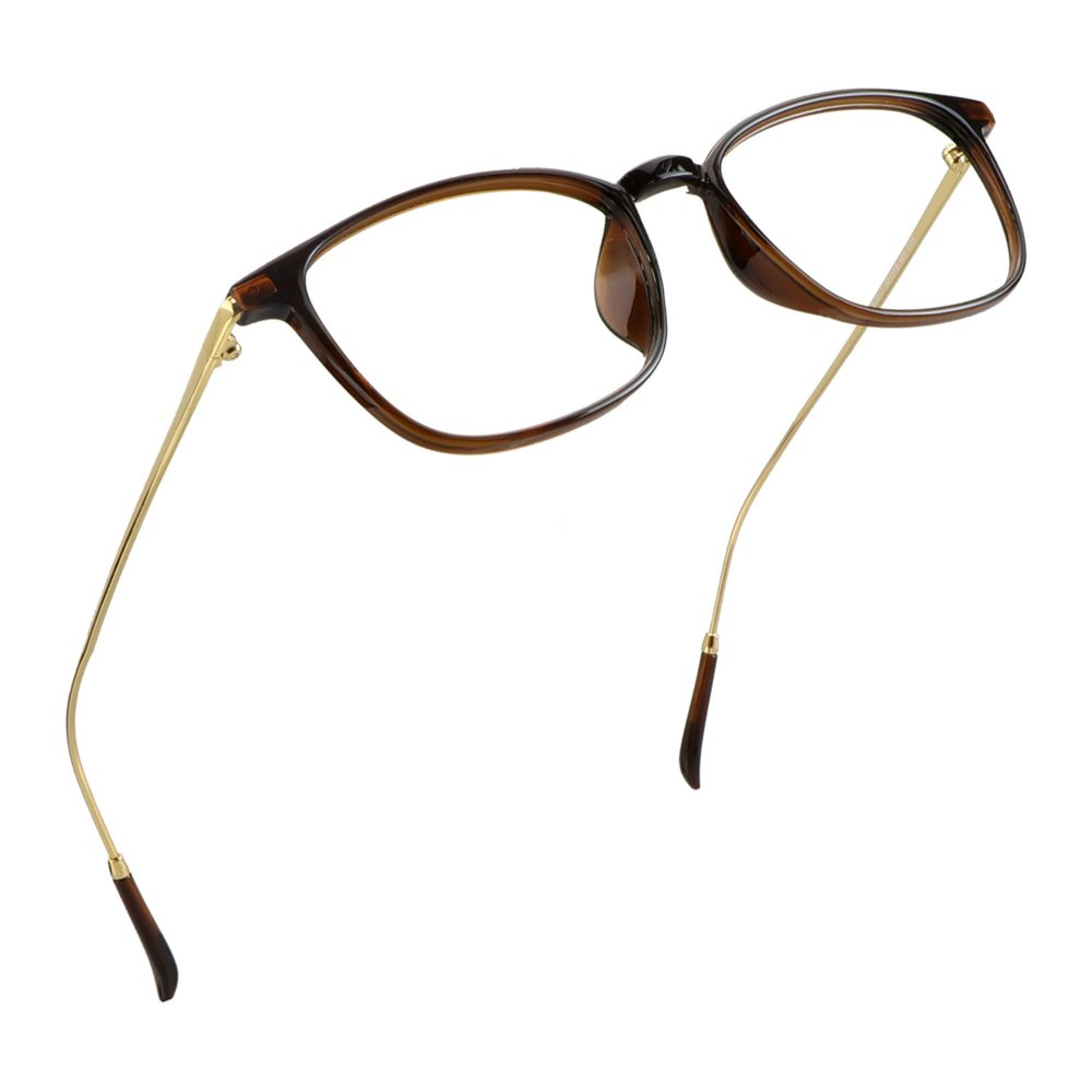 LifeArt Blue Light Blocking Customized Glasses, Anti Eyestrain, Computer Reading Glasses, Gaming Glasses, TV Glasses for Women Men, Anti Glare (Red, No Magnification)