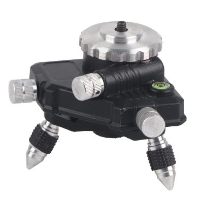 Akozon Level Tripod 360 Degree Standard Aluminum Alloy Tripod Stand Bracket with 5/8" Thread for Level