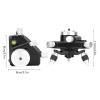 Akozon Level Tripod 360 Degree Standard Aluminum Alloy Tripod Stand Bracket with 5/8" Thread for Level view 4