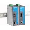 MOXA IMC-P101-M-ST-T Industrial PoE Media Converter, Multi Mode, ST Connector, -40 to 75C, PoE 10/100BaseT(X) to 100BaseFX Media Converter. view 1