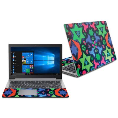 MightySkins Skin Compatible with Lenovo Ideapad 330 15" (2018) - Geometric Rave | Protective, Durable, and Unique Vinyl Decal wrap Cover | Easy to Apply, Remove, and Change Styles | Made in The USA