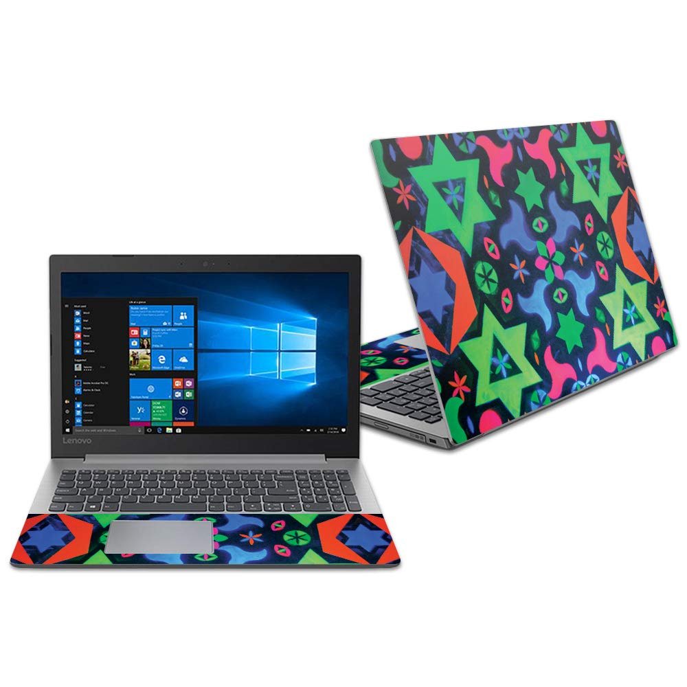 MightySkins Skin Compatible with Lenovo Ideapad 330 15" (2018) - Geometric Rave | Protective, Durable, and Unique Vinyl Decal wrap Cover | Easy to Apply, Remove, and Change Styles | Made in The USA