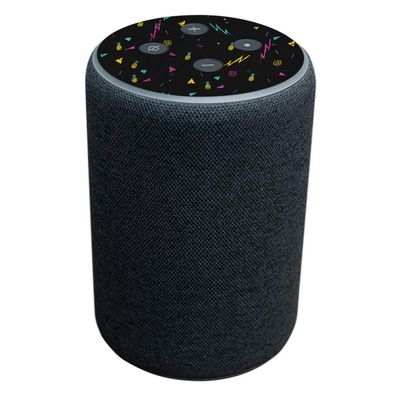 MightySkins Skin Compatible with Amazon Echo Plus (2nd Gen) - Magic Pineapple | Protective, Durable, and Unique Vinyl Decal wrap Cover | Easy to Apply, Remove, and Change Styles | Made in The USA