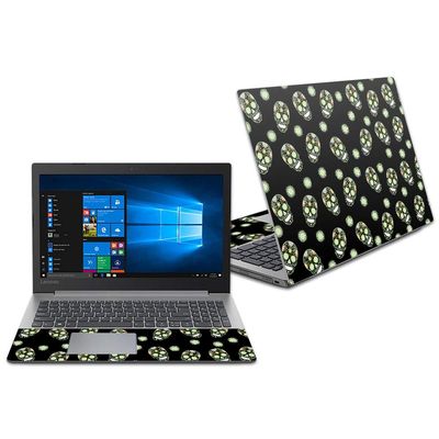 MightySkins Skin Compatible with Lenovo Ideapad 330 14" (2018) - Nighttime Skulls | Protective, Durable, and Unique Vinyl Decal wrap Cover | Easy to Apply, Remove, and Change Styles | Made in The USA