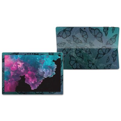 MightySkins Skin Compatible with Microsoft Surface Pro 6 Tablet - Dark Butterfly | Protective, Durable, and Unique Vinyl Decal wrap Cover | Easy to Apply, Remove, and Change Styles | Made in The USA