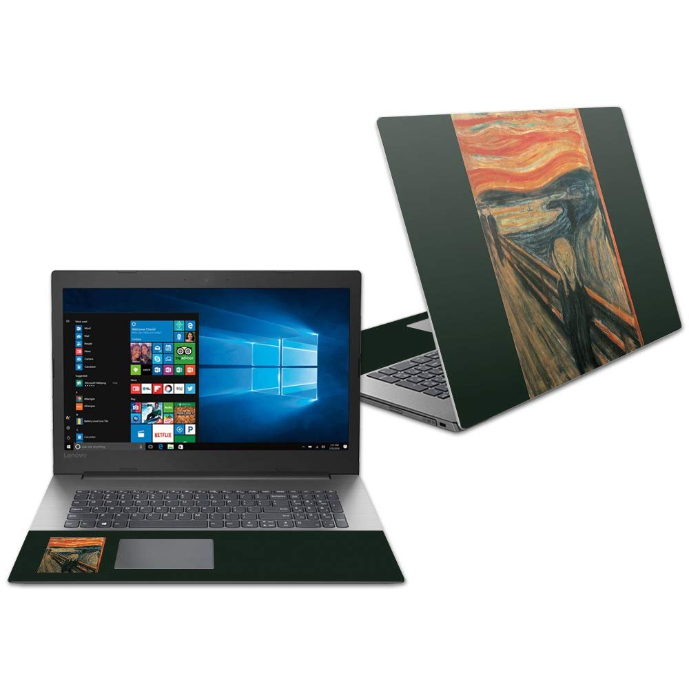 MightySkins Skin Compatible with Lenovo Ideapad 330 17" (2018) - The Scream | Protective, Durable, and Unique Vinyl Decal wrap Cover | Easy to Apply, Remove, and Change Styles | Made in The USA