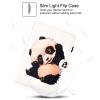 Dteck for Kindle Paperwhite 4/3/2/1 Case 6" (10th/7th/6th/5th Generation), PU Leather Protective Folio Case with Built-in Card Slots, Slim Lightweight Cute Cartoon Thin E-Reader Cover, Lovely Panda view 4