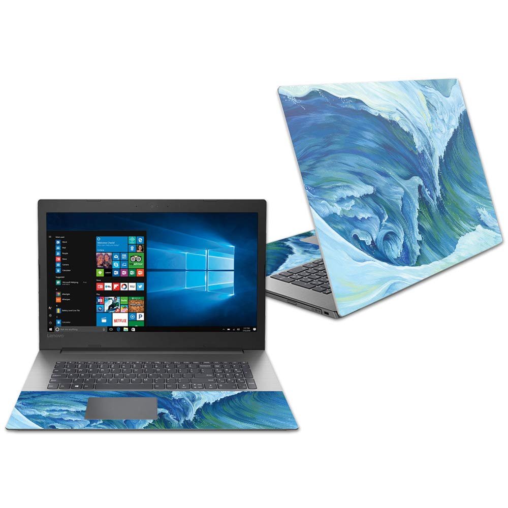 MightySkins Skin Compatible with Lenovo Ideapad 330 17" (2018) - Perfect Wave | Protective, Durable, and Unique Vinyl Decal wrap Cover | Easy to Apply, Remove, and Change Styles | Made in The USA