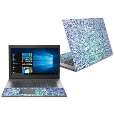 MightySkins Skin Compatible with Lenovo Ideapad 330 17" (2018) - Carved Blue | Protective, Durable, and Unique Vinyl Decal wrap Cover | Easy to Apply, Remove, and Change Styles | Made in The USA