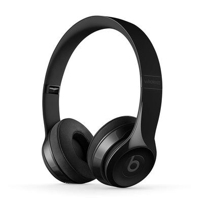 Beats Solo3 Wireless On-Ear Headphones - Gloss Black (Renewed)