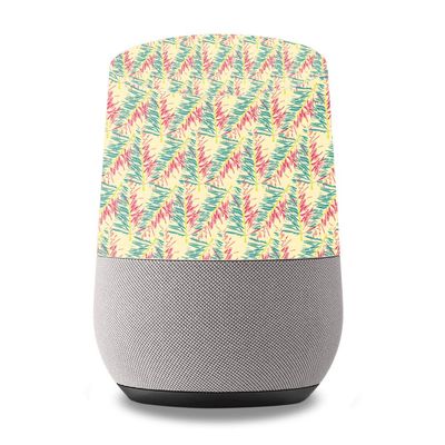 MightySkins Protective Vinyl Skin Decal for Google Home wrap Cover Sticker Skins Electric Palms