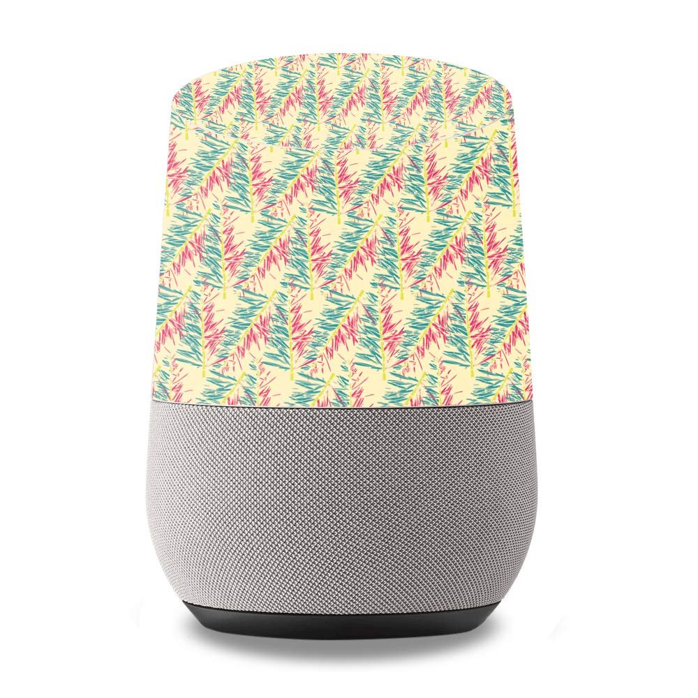 MightySkins Protective Vinyl Skin Decal for Google Home wrap Cover Sticker Skins Electric Palms