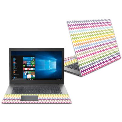 MightySkins Skin Compatible with Lenovo Ideapad 330 17" (2018) - Rainbow Chevron | Protective, Durable, and Unique Vinyl Decal wrap Cover | Easy to Apply, Remove, and Change Styles | Made in The USA